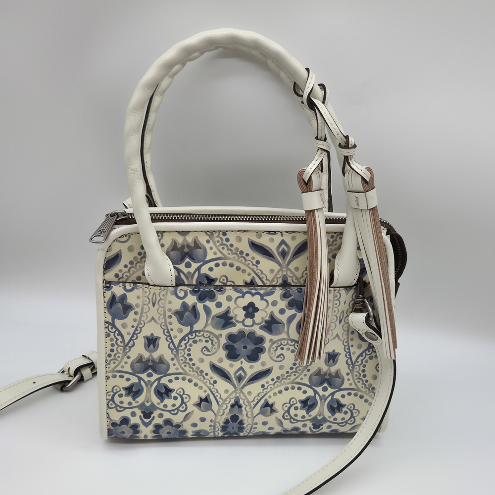 Rare Like New Patricia Nash Small Leather Paris Satchel Crossbody Terresa Wallet - Picture 4 of 16